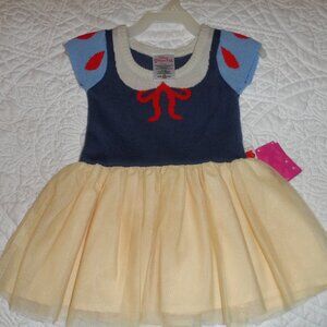 Disney Princess Snow White Sweater Play Dress-- size 12 months-- NEW w/Tags